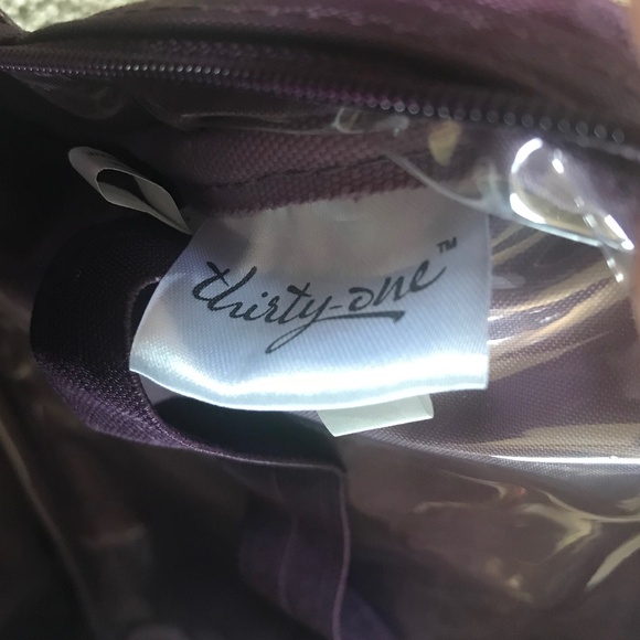 🍁5/30$!! Thirty One Zig Zag Lined Lunch TotecBag - Picture 7 of 7